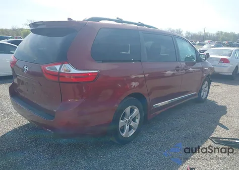 2018 Toyota Sienna Le 8 Passenger из США, поврежденный, VIN 5TDKZ3DC2JS927200